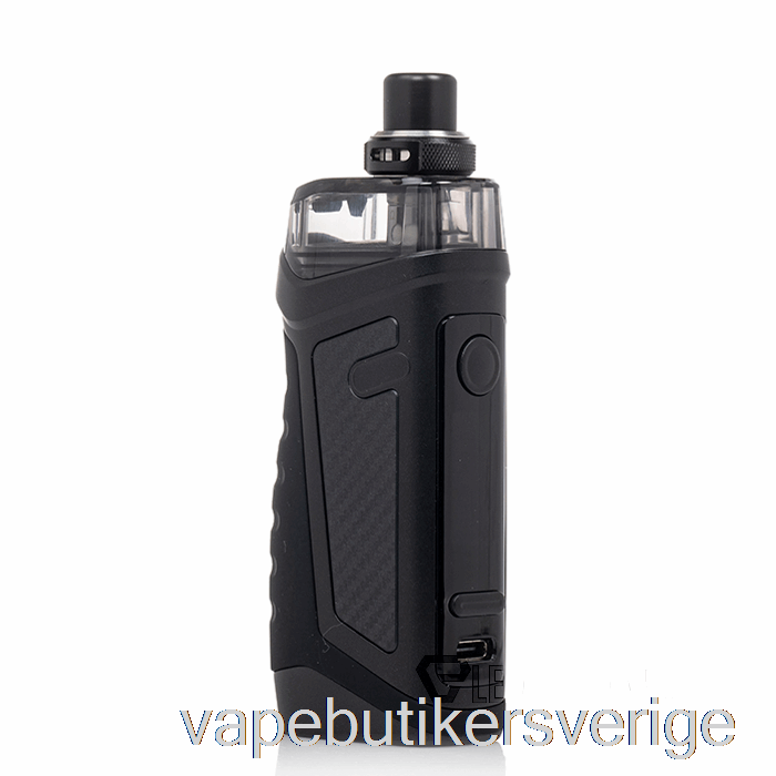 Vape Sverige Vandy Vape Jackaroo 18650 Pod Kit Kolfiber Svart